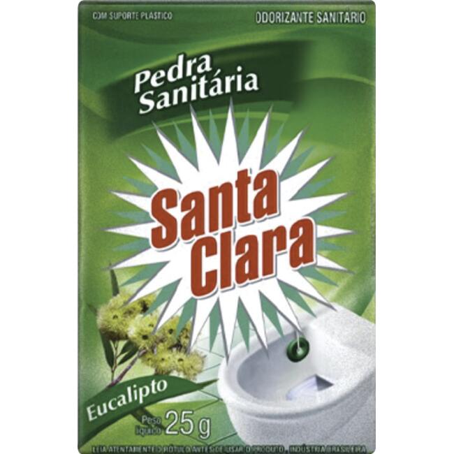 Desodorizador Sanitário Santa Clara Eucalipto 25g