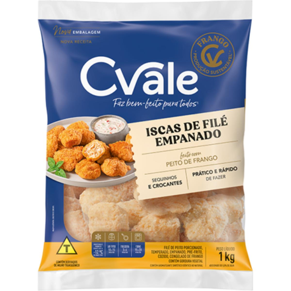 Iscas de Frango C. Vale 1Kg - Empanada
