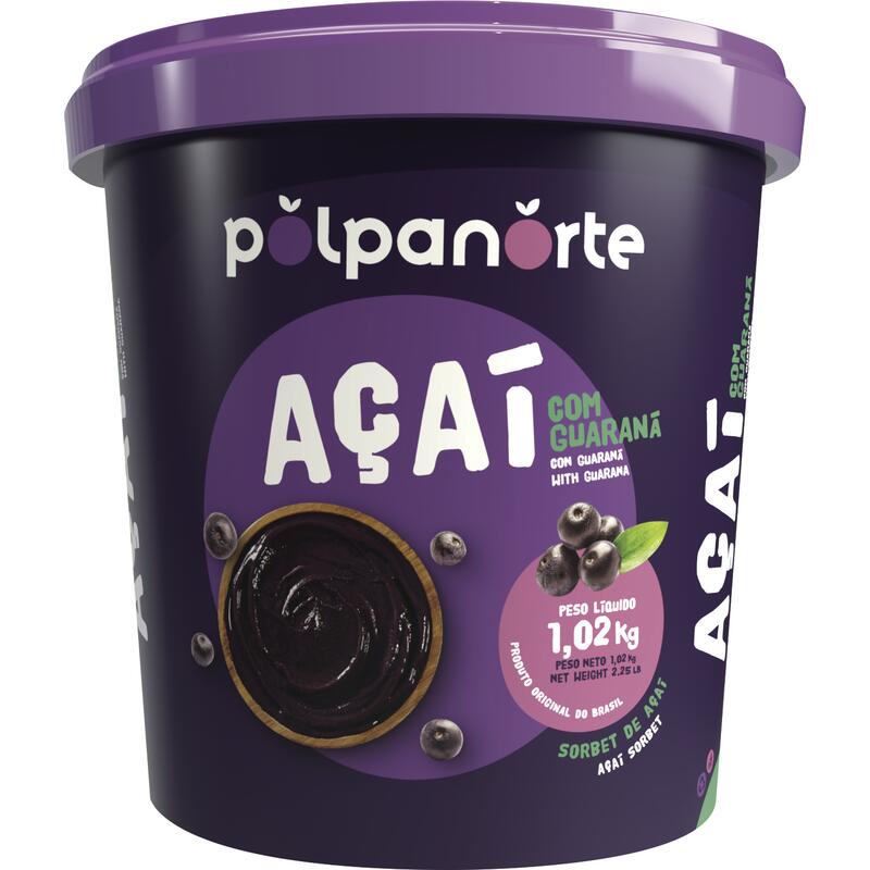 Açaí Polpanorte Mix Tradicional Pote 1,02kg