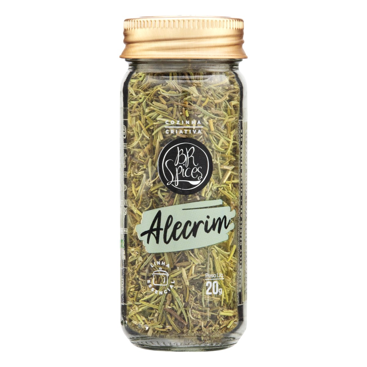 Alecrim com Tampa Dosadora BR Spices Essencial Vidro 20g