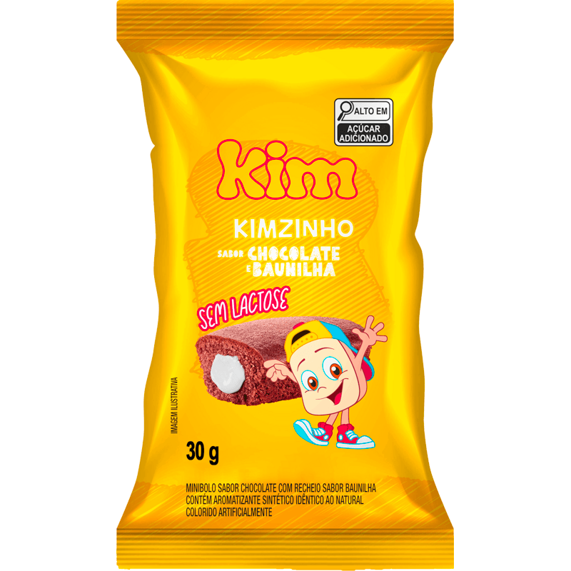 Mini Bolo Kim Baunilha 30g