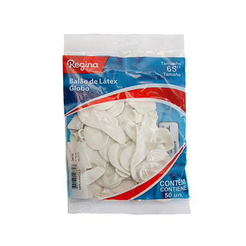 Balao Regina Pera Liso Branco C/50