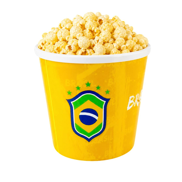 Pote para Pipoca Plasútil Copa do Mundo