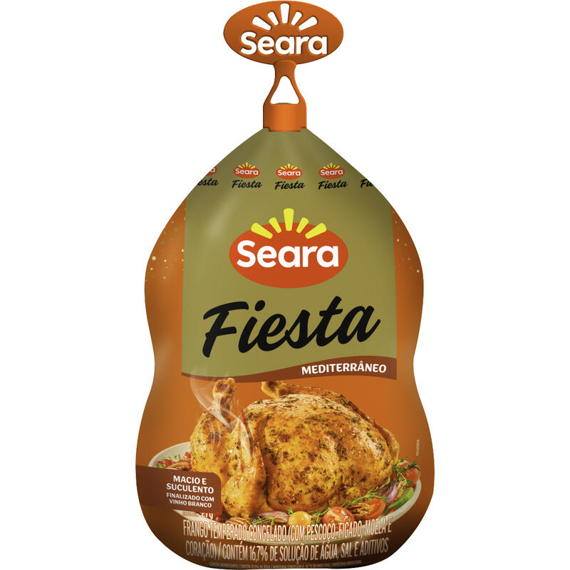 Fiesta Mediterrâneo Seara Congelado Preço por quilo na peça