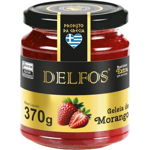 Geleia Grega Delfos 370g - Morango