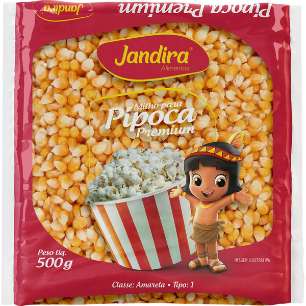 Milho de Pipoca Jandira 500g - Importado