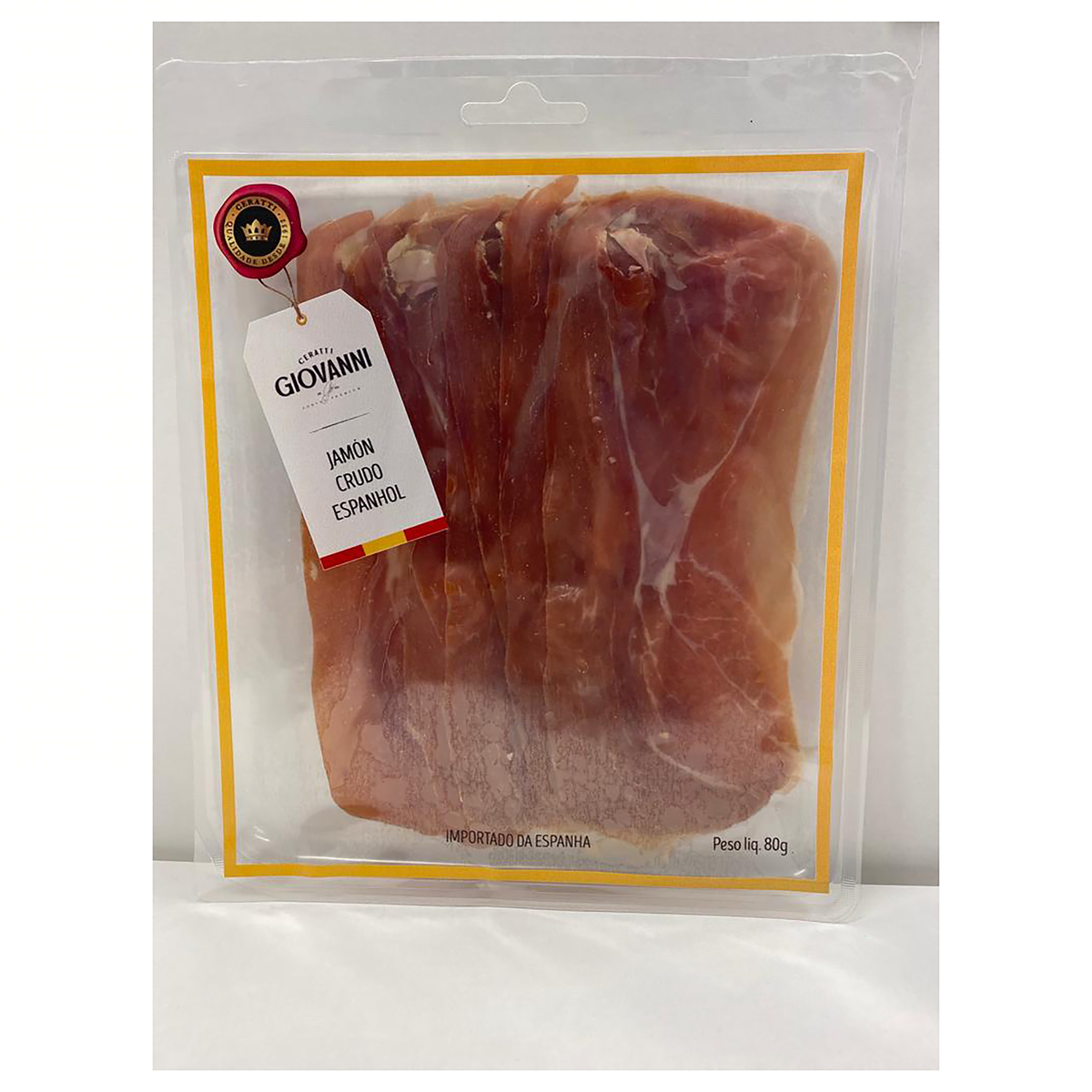 Presunto Cru Espanho Ceratti Fatiado 80g