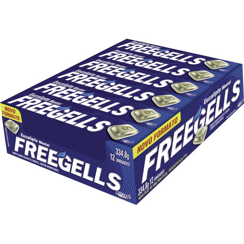 Drops Freegells Eucalipto 12 un