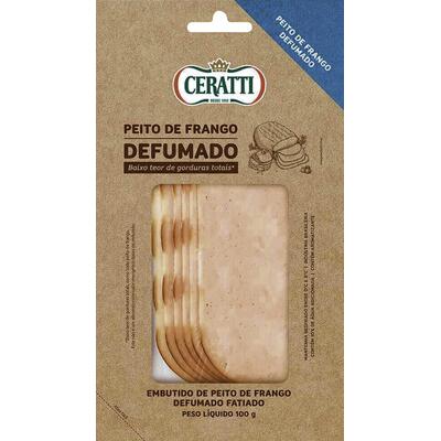 Peito de Frango Defumado Ceratti Fatiado 100g
