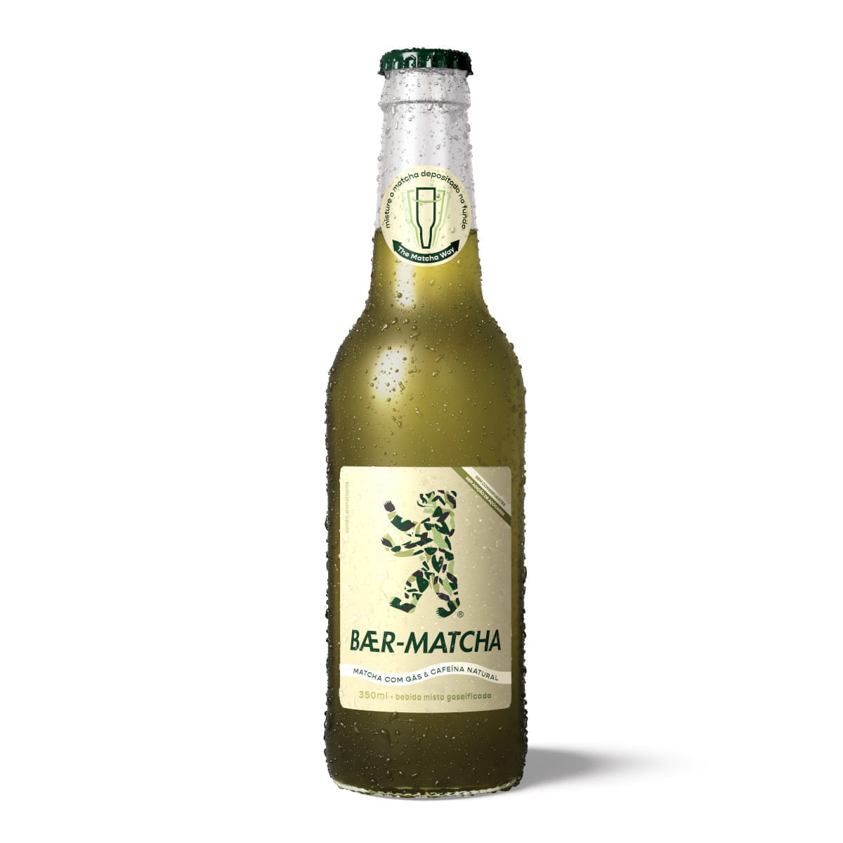 Baer-Matcha 350ml Matcha com Gás e Cafeína Natural