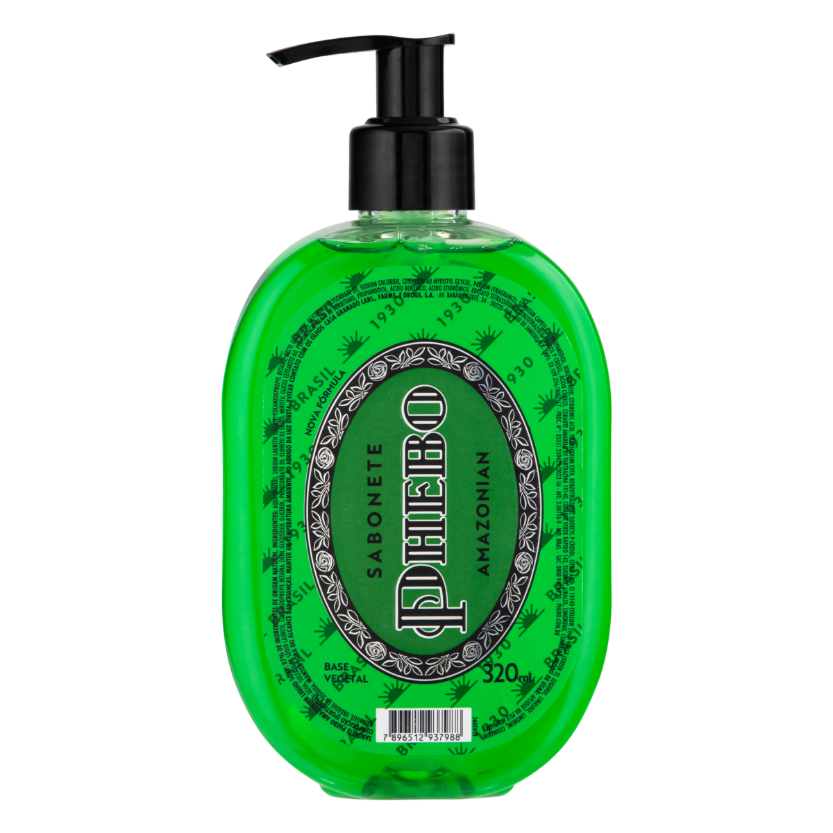 Sabonete Líquido Amazonian Phebo Frasco 320ml