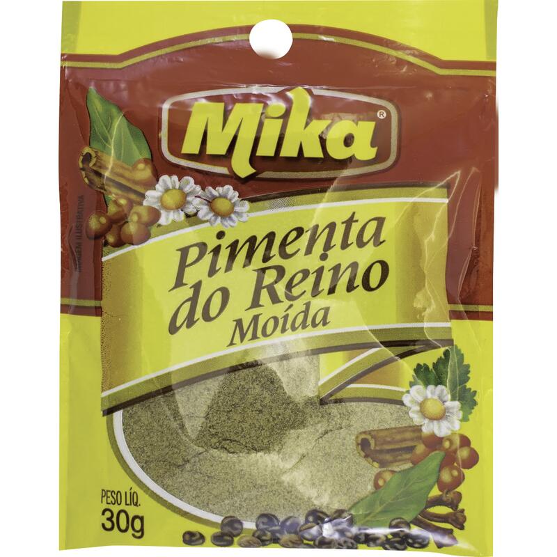 Pimenta do Reino em Pó Mika 30g