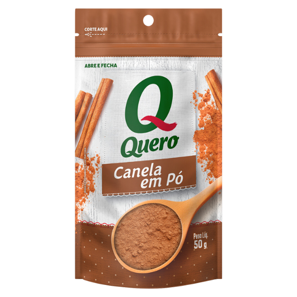 Canela Pó Quero Pouch 50g