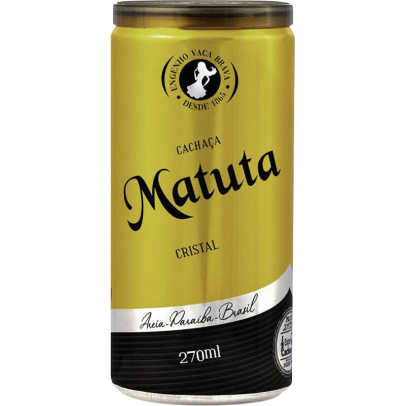 Cachaça Matuta Cristal 270ml