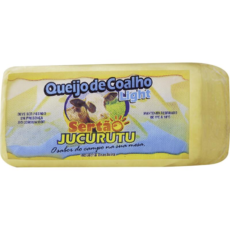 Queijo de Coalho Jucurutu Light Preço por quilo na peça