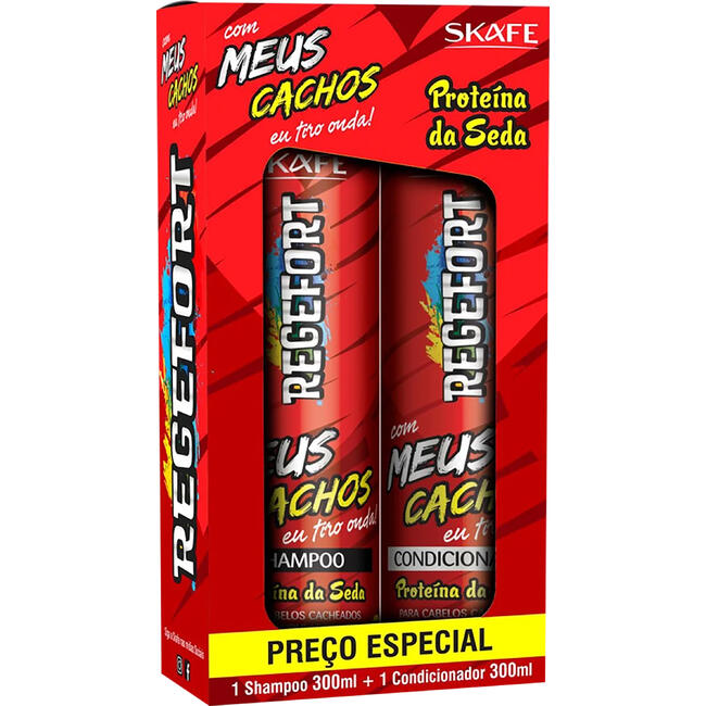Kit Regefort Shampoo + Condicionador 300ml Meus Cachos