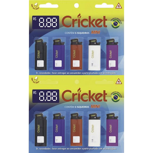 Isqueiro Cricket Mini 10 un