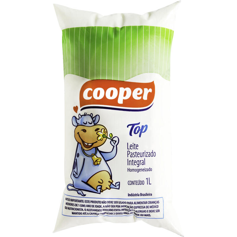 Leite Pasteurizado Cooper Integral 1L