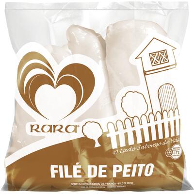 Filé de Peito de Frango Rara Cong Preço por quilo no pacote