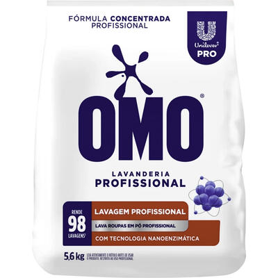Lava Roupas em Pó Omo Lavagem Perfeita 5,6kg