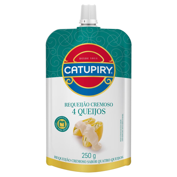 Requeijão Catupiry 250g - Quatro Queijos - Pouch