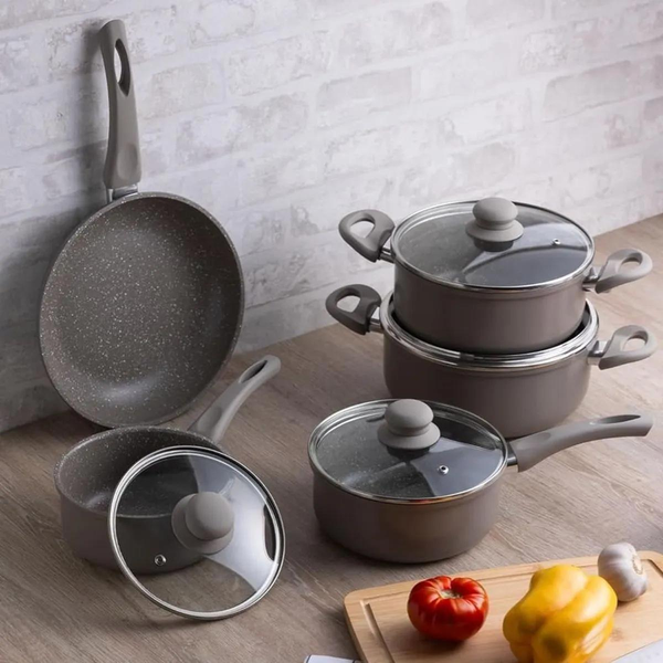 Caçarola Lyor 22cm - Granilite - Cinza - Ref. 220984
