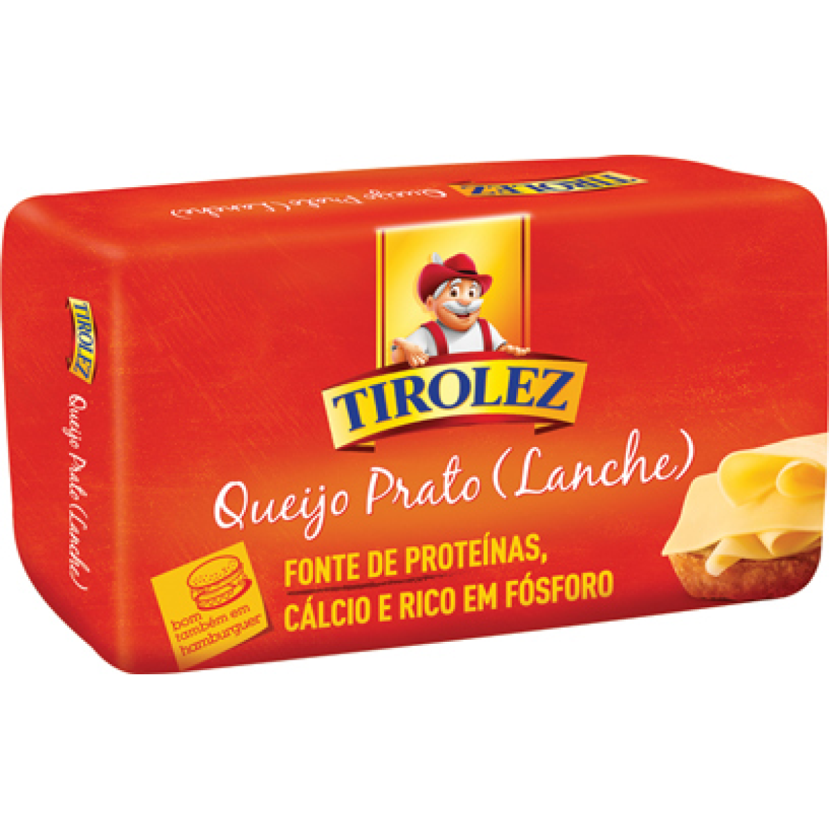 Queijo Prato Tirolez Pedaço 300g