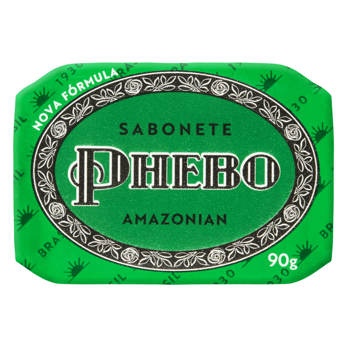 Sabonete Barra Vegetal Amazonian Phebo Envoltório 90g