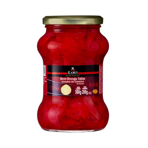 Gengibre Beni-Shooga Karui em Conserva 200g