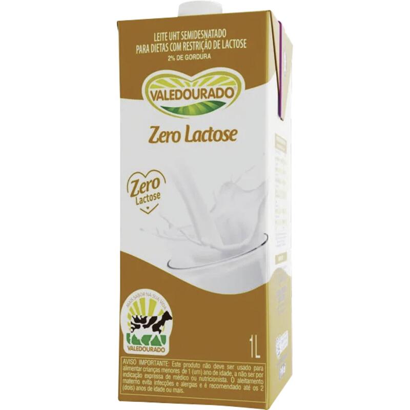 Leite Longa Vida Valedourado Sem lactose 1L