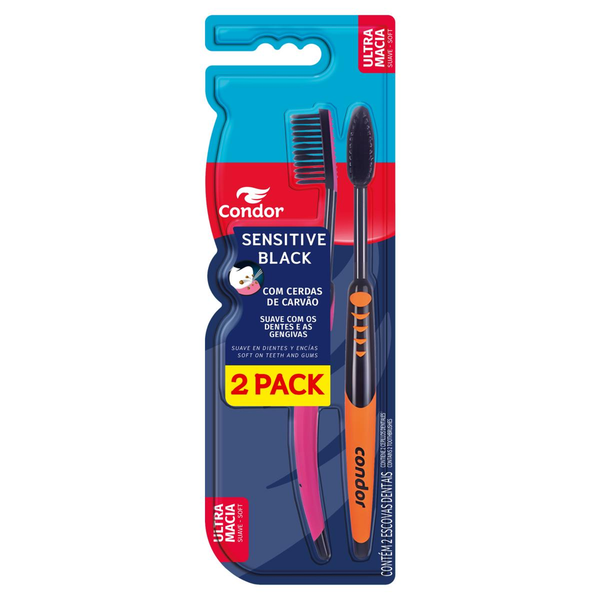 Escova Dental Condor Sensitive - Leve 2, Pague 1 Escova