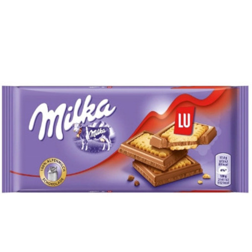 Chocolate Lu Milka Ao Leite Com Biscoito Salgado 87g