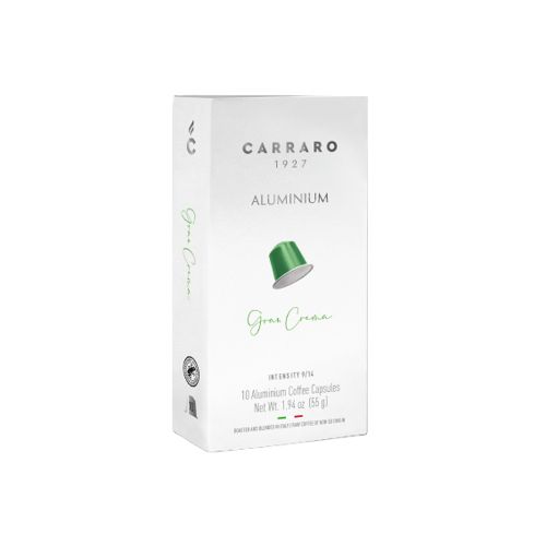 Café Carraro Nespress Gran Crema Com 10 Cápsulas 55g