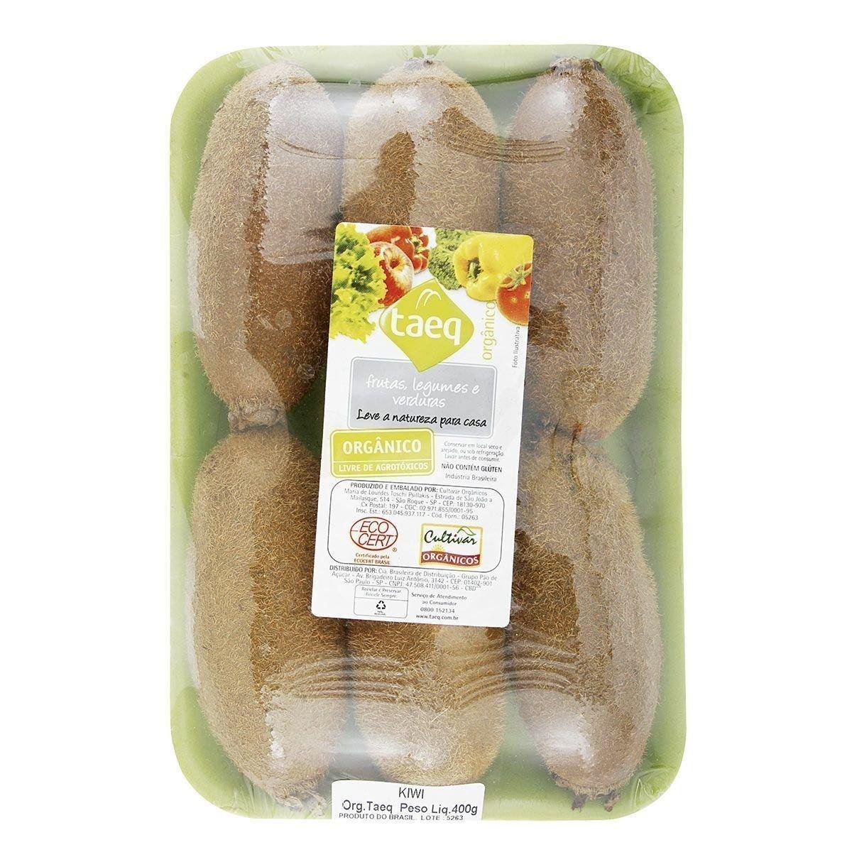 Kiwi Orgânico TAEQ Bandeja 400g