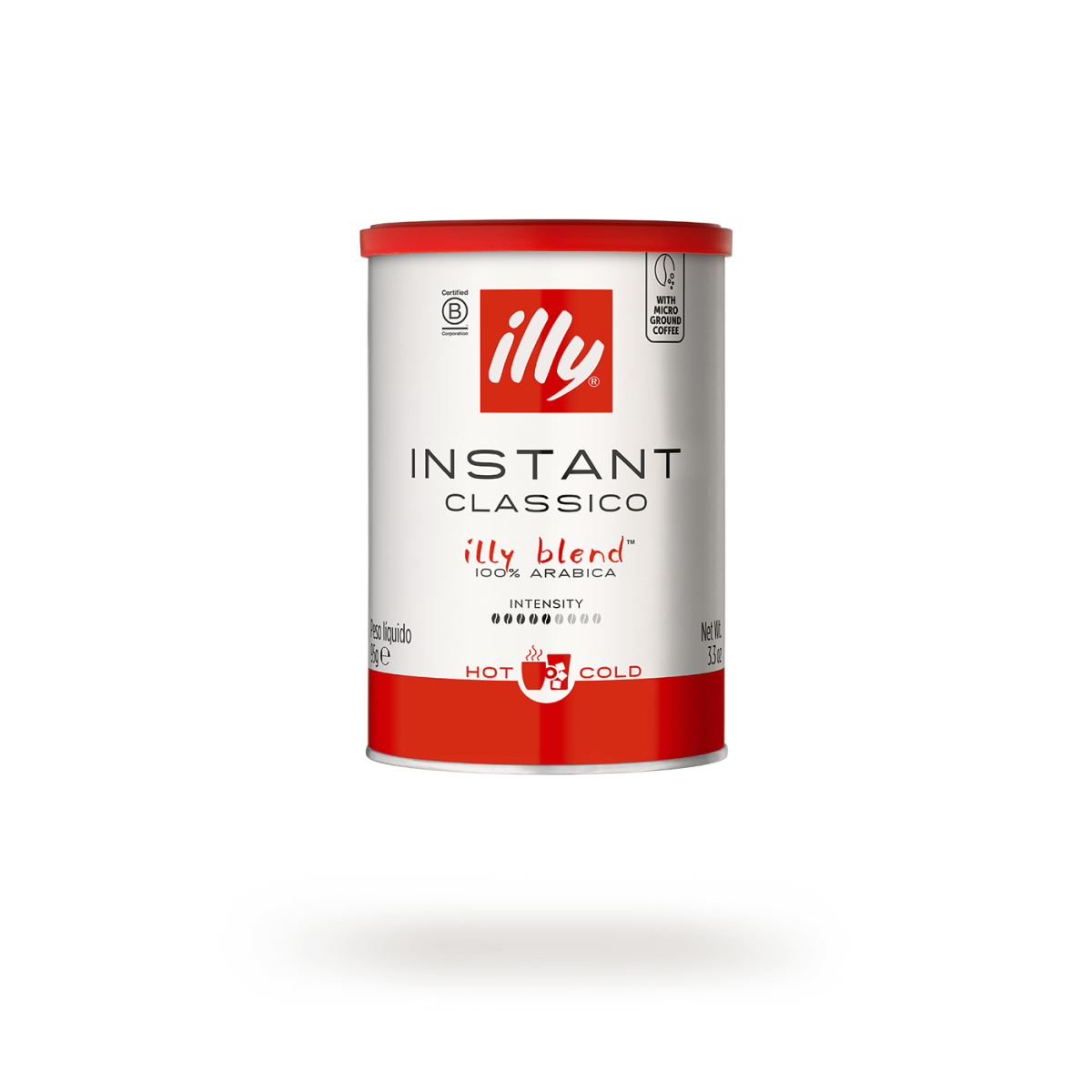 Café Solúvel 100% Arabica Illy Instant Clássico Lata 95g