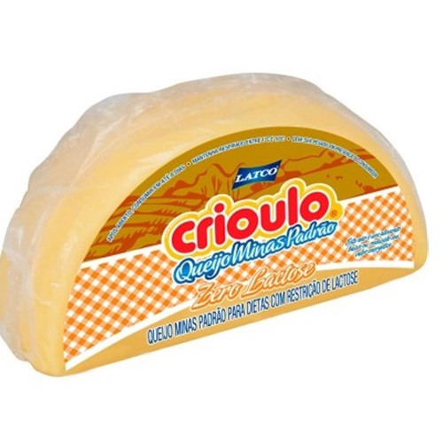 Queijo Crioulo Minas Padrao Zero Lactose Meia Lua 500g