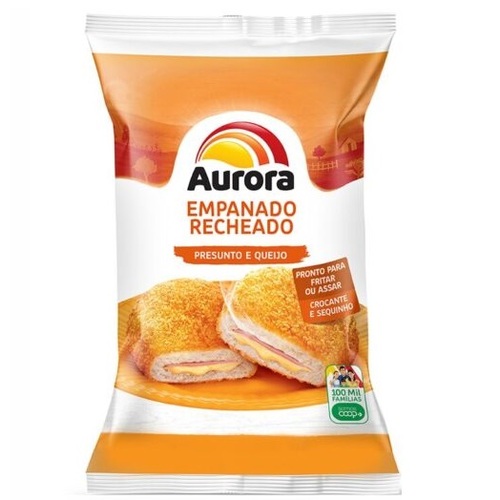 Steak de Frango Aurora Congelado Recheado 120g