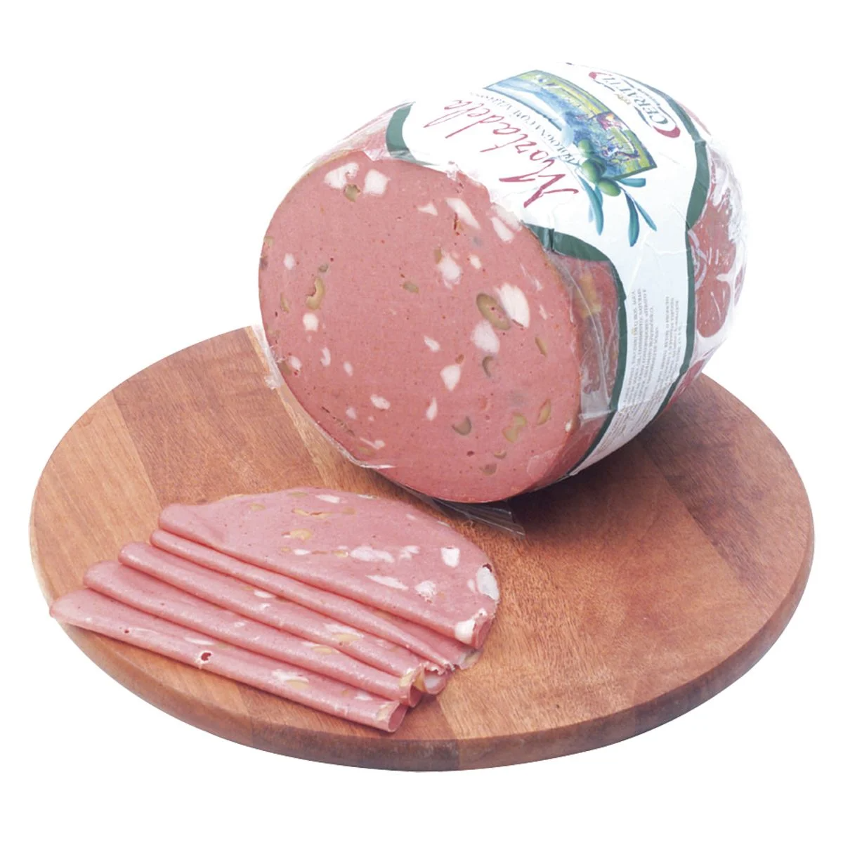 Mortadela com Azeitonas Fatiada Ceratti Bandeja 200g