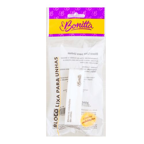 Bloco Bonitta Lixa Para Unhas