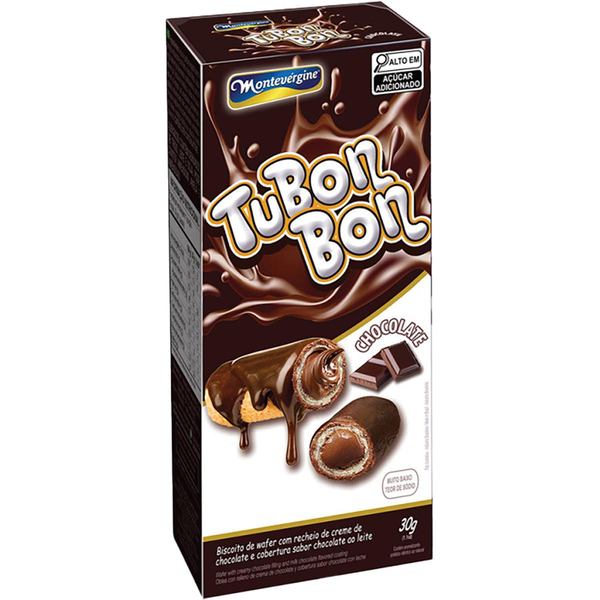 Tubon-bon Montevérgine 30g - Recheado - Chocolate