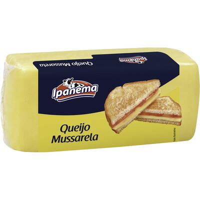 Queijo Mussarela Ipanema Lanche Preço por quilo na peça