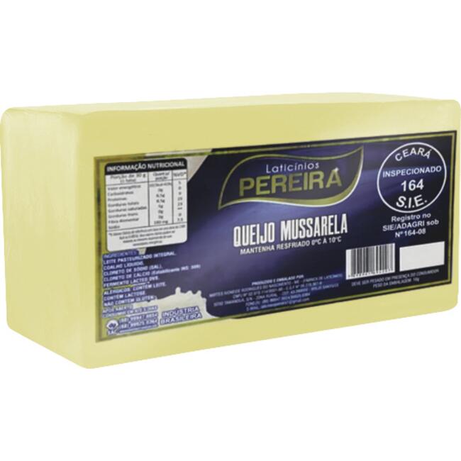 Queijo Mussarela Pereira Preço por quilo na peça
