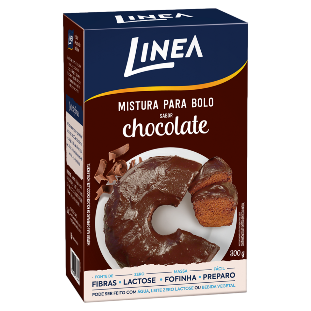 Mistura para Bolo Chocolate Diet Zero Lactose Linea Sucralose Caixa 300g