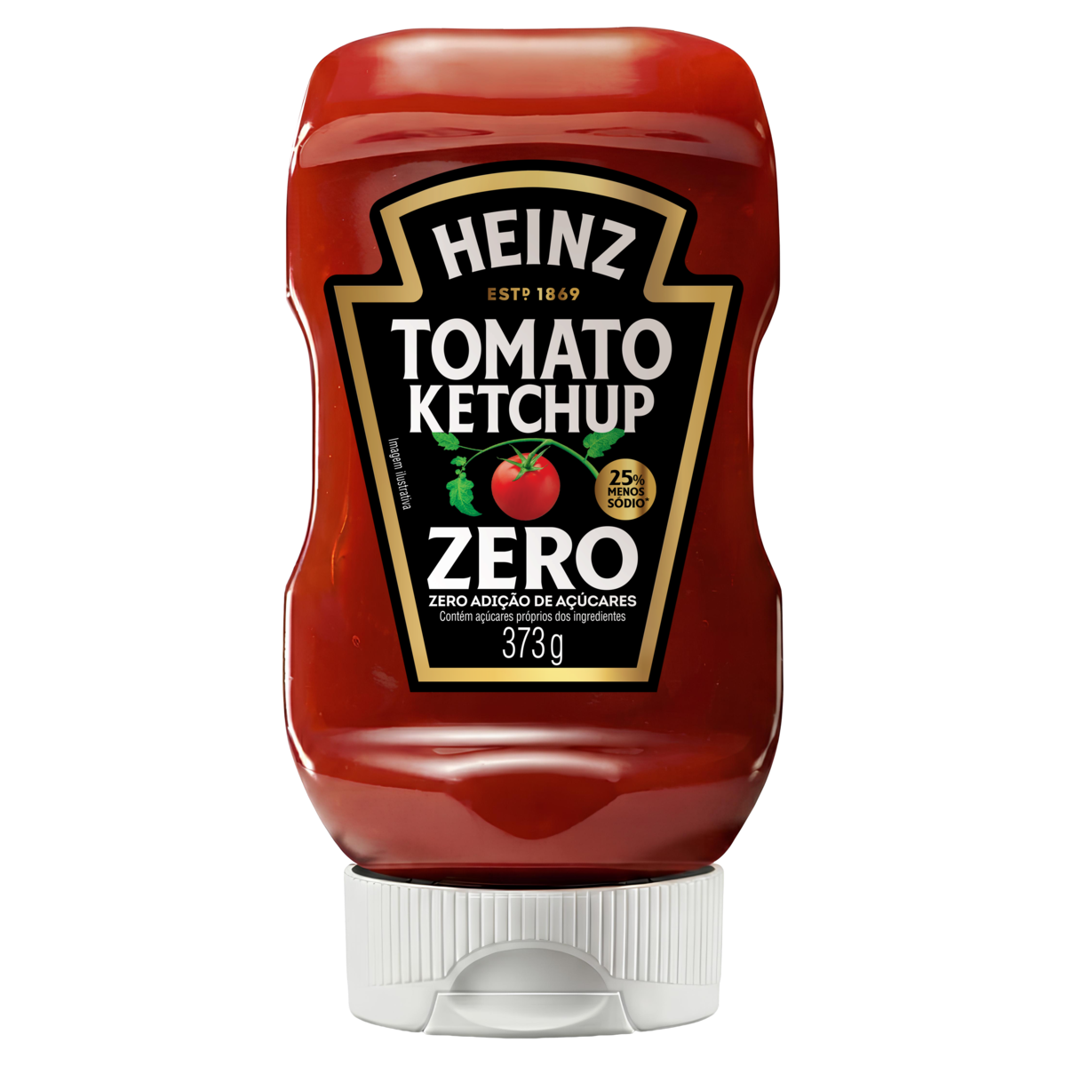 Ketchup Heinz Zero Squeeze 373g