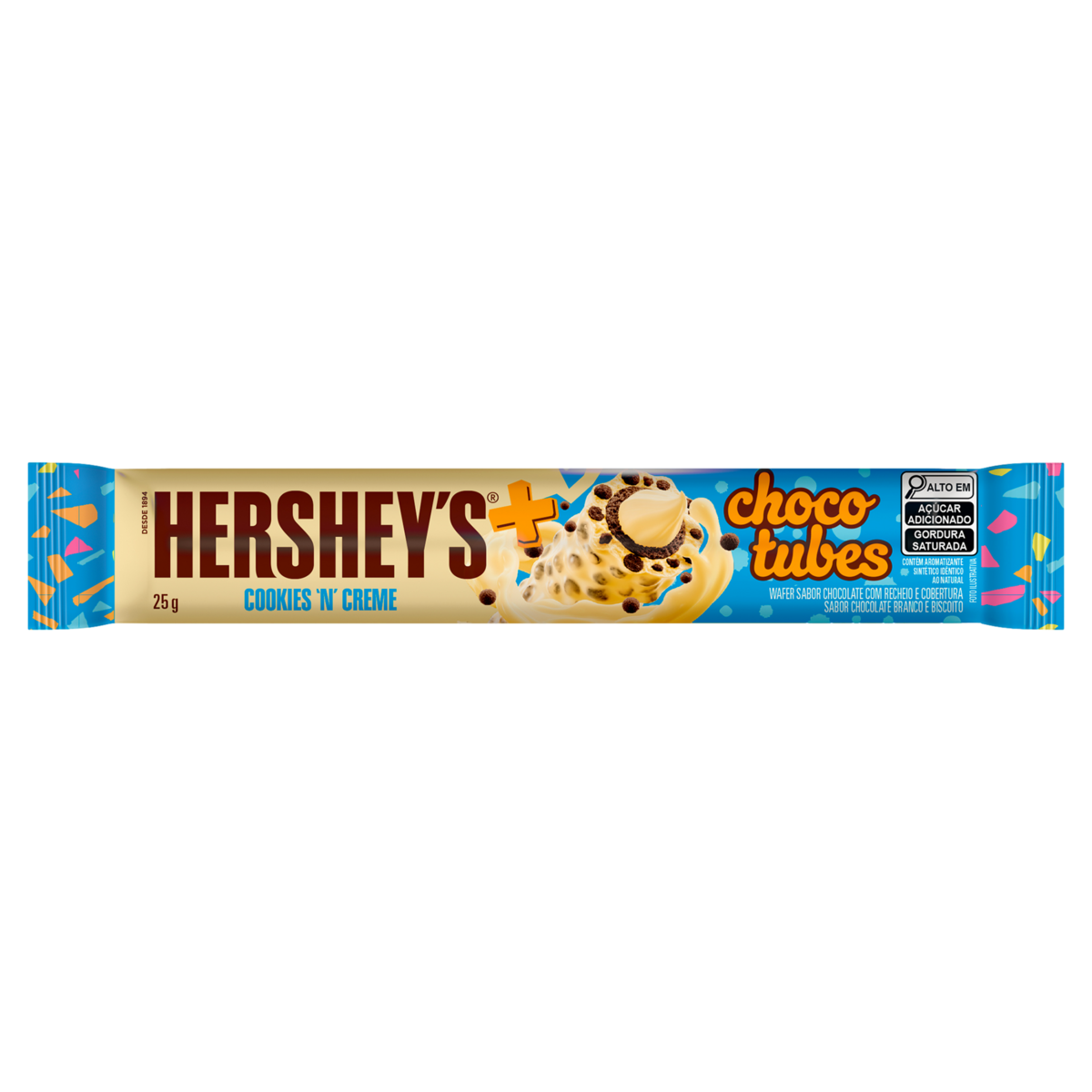 Chocolate Hersheys Chocotubes CookiesnCreme 25g