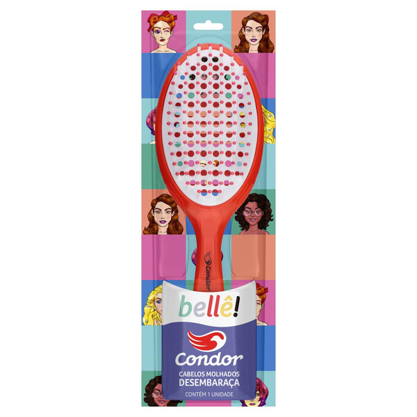 Escova Para Cabelo Condor Belle - Oval