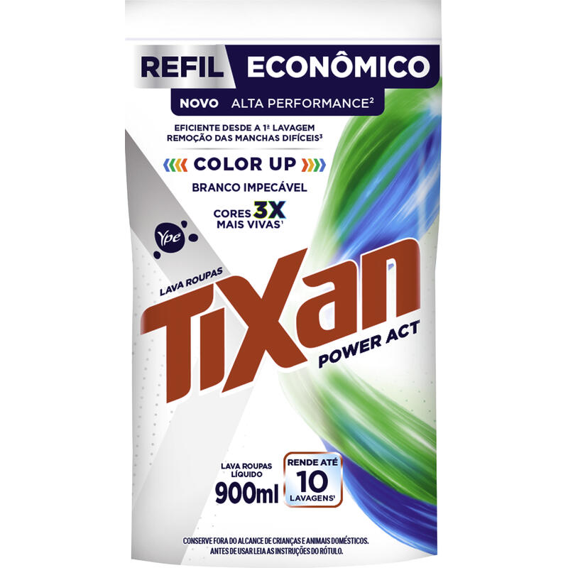Sabão Líquido Tixan Power Act Refil 900ml