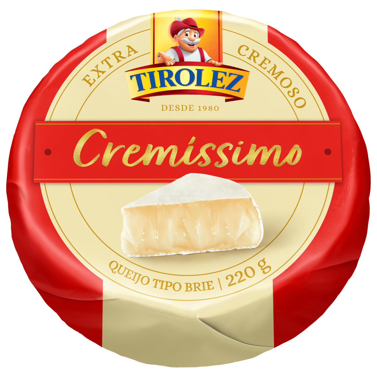 Queijo Brie Tirolez Cremíssimo 220g