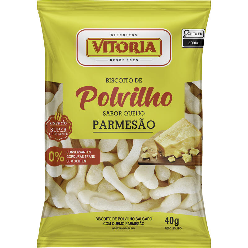Biscoito de Polvilho Vitória Queijo Parmesão 40g