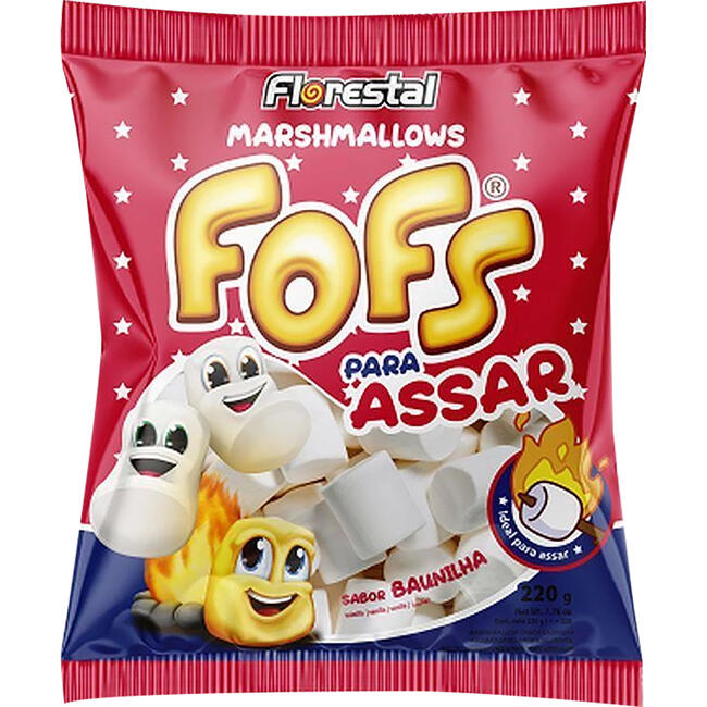 Marshmallow Fofs Florestal Para assar 220g